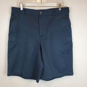 Nike Golf FitDry Hybrid Shorts Size 34 Mens Navy Blue Athletic
